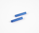 Axial - Alu Rohr mit Gewinde 6x33mm - Blau (2Stk.) (AX30456)