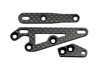 Axial - XR10 Carbon Fiber F/R Servo Mounts and Steering Arm Set (AX30753)