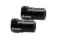 Axial - XR10 Aluminum Straight Axle Adapters (Black) (2pcs) (AX30763)