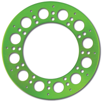 Axial - Holey Rollers Beadlock Ring (Grün) (2Stk.) (AX8019)