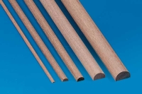 Krick - Halbrundstab Holz 1x2 mm