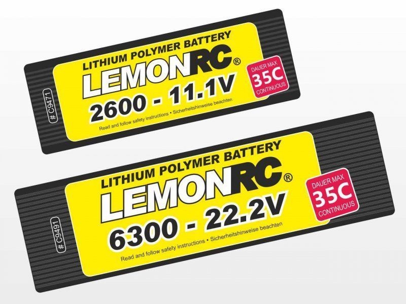 Batterie LiPo LEMONRC 5000 - 11,1 (35C)