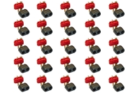 D-Power T-PLUS Hochstromkontakt Stecker rot - 25 St. (AM1015EM25)