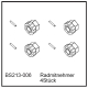 D-Power Radmitnehmer (4Stück) - BEAST BX / TX...