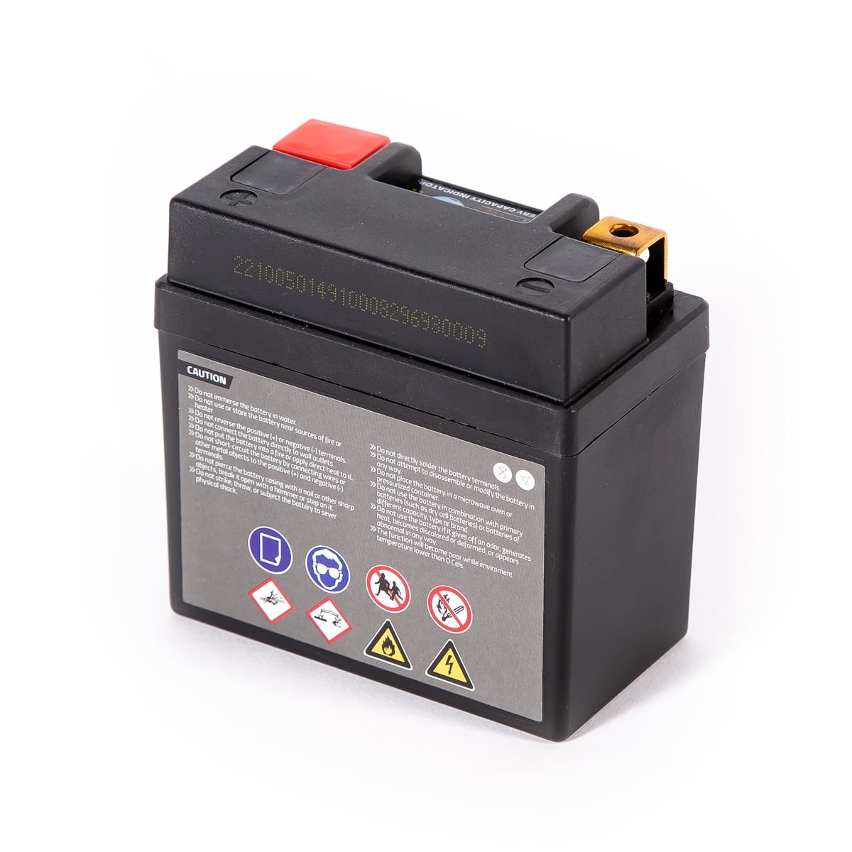 Intact - Motorcycle Battery Lithium - 12,8v - 2ah - 24wh - 120a - Lfp01