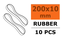 Gummiringe - 200 x 10mm (10 Stück)