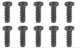 Absima - Round head screws (2x8) (AB30-LS01)