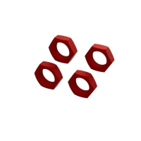 Horizon Hobby - Aluminum Wheel Nut 24mm (rot)