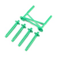 Horizon Hobby - Rear Body Support and Body Posts, Green: LMT (LOS241045)