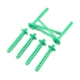 Horizon Hobby - Rear Body Support and Body Posts, Green:...