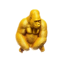 3D Print Lab - sitting Buddha Gorilla - 175mm