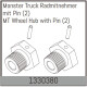 Absima - Monster Truck Radmitnehmer mit Pin (2 St.)...