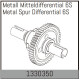 Absima - Metall Mitteldifferential 6S Variante (1330350)