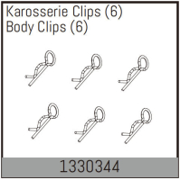 Absima - Karosserie Clips (6 St.) (1330344)