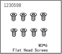 Absima - Senkkopfschraube M3*6 (8 St.) (1230598)