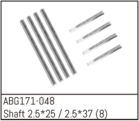 Absima - Shaft Set - 2.5*25 (4PCS) /2.5*37 (4PCS) (ABG171-048)