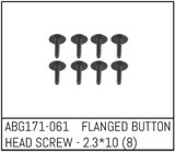 Absima - Flanged Button Head Screw M2.3*10 (8PCS) (ABG171-061)