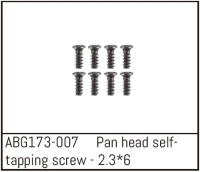 Absima - Pan Head Screw M2.3*6 (8PCS) (ABG173-007)