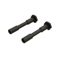 Horizon Hobby - Steel Steering Post 6x42mm Black (2) (ARA340186)