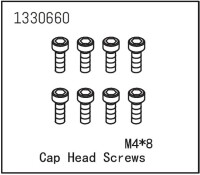 Absima - Zylinderkopfschrauben M4*8 (8 St.) (1330660)