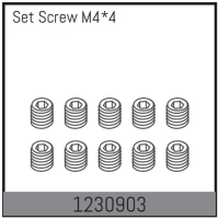 Absima - M4*4 Madenschrauben (10 St.) (1230903)