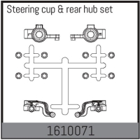 Absima - Steering cup & rear hub set (1610071)