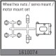 Absima - Wheel hex nuts / servo mount / motor mount set...