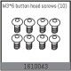 Absima - M3*6 button head screws (10 Pcs.) (1610043)