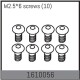 Absima - M2.5*6 screws (10 Pcs.) (1610056)