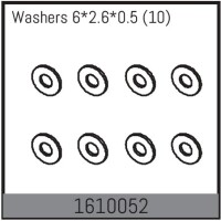 Absima - Washers 6*2.6*0.5 (10 Pcs.) (1610052)