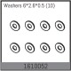 Absima - Washers 6*2.6*0.5 (10 Pcs.) (1610052)