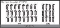 Absima - Senkkopfschraubenset 3*8/3*10 (1710079)