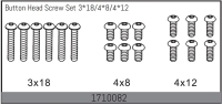 Absima - Kopfschraubenset 3*18/4*8/4*12 (1710082)