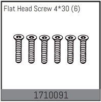 Absima - Senkkopfschrauben 4*30 (6 St.) (1710091)