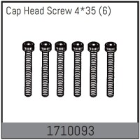 Absima - Zylinderkopfschrauben 4*35 (6 St.) (1710093)