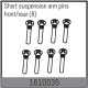 Absima - Short suspension arm pins front/rear (8 Pcs.)...