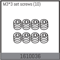 Absima - M3*5 set screws (10 Pcs.) (1610037)