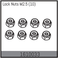 Absima - Lock Nuts M2.5 (10 Pcs.) (1610033)