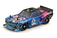 Green Power Elektro Modellauto Speed Performance Touring Car "FUN MAKER" neon genesis 4WD Brushless RTR - 1:16