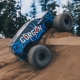 Gorgon 4x2 Mega 550 brushed Monster Truck blau - 1:10