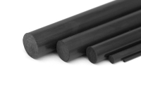 Voltmaster - GFK fiberglass round rod black - 1,0 x 1000mm