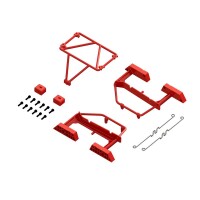 Arrma - Desert Truck Body Roll Cage Set Red: GROM (ARA320820)