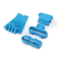 Arrma - Lower Skid And Bumper Mount Set Blue (ARA320787)