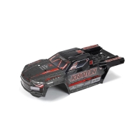 Arrma - KRATON 6S EXB Painted Decalled Cut Body Black / Red (ARA406169)