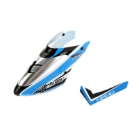 Blade - Complete Blue Canopy with Vertical Fin: Nano CP X (BLH3318A)