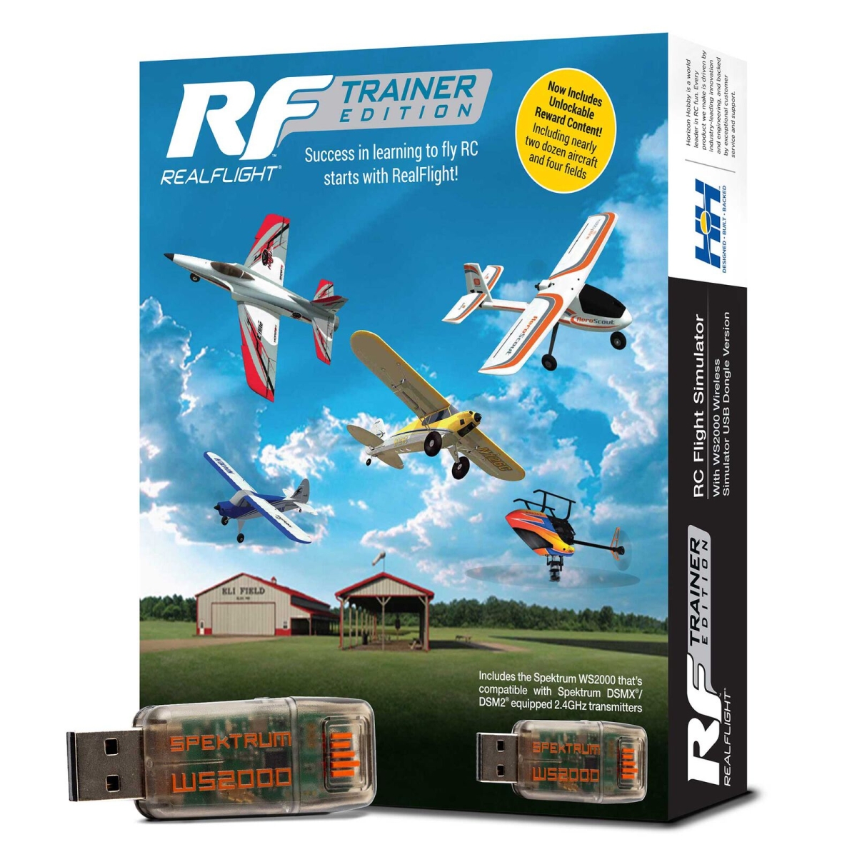 RealFlight Trainer Edition RC Simulator with WS2000 Wireless Simulator USB Dongle