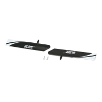 Blade - Fast Flight Main Rotor Blade Set with Hardware: mCP S/X (BLH3511)