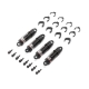 Axial - Oil Shock Set 6mm (.213 lbs/in Red): SCX24 (4)...