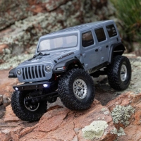 Axial - 1/24 SCX24 Jeep Wrangler JLU 4X4 Rock Crawler Brushed RTR Gray (AXI00002V3T3)