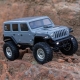 Axial - 1/24 SCX24 Jeep Wrangler JLU 4X4 Rock Crawler Brushed RTR Gray (AXI00002V3T3)